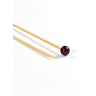 Aiguilles en bambou embout fantaisie, 33 cm n°10