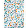 Coupon tissu canards huppés verts, 100 x 150 cm