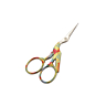 Ciseaux de brodeuse cigogne coloré, 9 cm