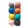 Kit de 8 petites pelotes, couleurs assorties