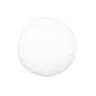 Intérieur de coussin rond blanc, 50 cm, Bergère de France