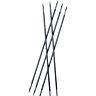 Aiguilles double-pointes carbone 20 cm n°3, Knit Pro
