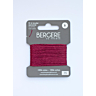 Fil à broder bordeaux 100 % coton, 10 mètres, Bergère de France