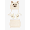 M1130 - M1131 - M1132 Snood, Bonnet ourson et Moufles pattes d'ours en fiche pdf