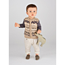 M0009 Gilet jacquard sans manches en fiche pdf