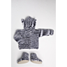 M1105 - M1106 - Manteau à capuche et Chaussons à semelles en fiche pdf