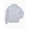 M1957 Pull à torsades raglan zippé en fiche pdf