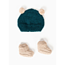 M2533 Bonnet pompons et chaussons en fiche pdf