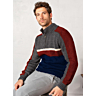 M2478 Pull color-block col camionneur en fiche pdf