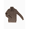 M2679 Pull homme à torsades col châle Isaac en fiche pdf