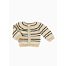 M2705 Gilet bébé rayé empiècement Clovis en fiche pdf