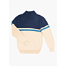 M6347 Pull tricolore homme col montant Damien en fiche pdf