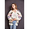 M6490 Gilet rayé multicolore Blanche en fiche pdf