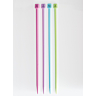 Aiguilles droites colorées plastique 40 cm n°10