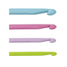 Crochets plastique colorés sans manche, 15 cm n°6