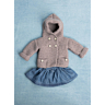 M0688 Manteau à capuche en impression papier