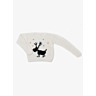 M1666 Pull jacquard Renne en impression papier