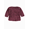 M1906 Pull tout doux manches 3/4 en impression papier