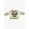 M2117 Pull jacquard Noël bébé en impression papier