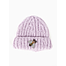 M2674 Bonnet femme large revers en impression papier