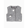 M2701 Gilet sans manches au point mousse bébé en impression papier