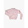 M2715 Pull femme col rond Juliette en impression papier