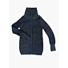 M2805 Manteau col haut Juliette  en impression papier