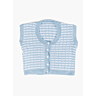 M2874 Gilet sans manches rayé Calypso en impression papier