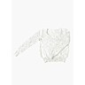 M6046 Pull jersey col V manches montées Babette en impression papier