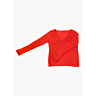 M6049 Pull jersey raglan col V Eve en impression papier