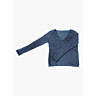 M6051 Pull jersey raglan col V Sabine en impression papier