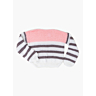 M6066 Gros pull col bateau Bambou en impression papier