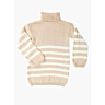 M6075 Pull robe rayé Illona en impression papier