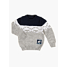 M6119 Pull jacquard hiver Boniface en impression papier
