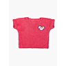 M6184 Pull sans manches Capucine en impression papier