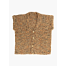 M6231 Gilet sans manches bouclé Marta en impression papier