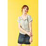 M6286 Gilet sans manches Barbara en impression papier