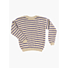 M6288 Pull marin col rond Charlie en impression papier