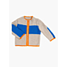 M6338 Gilet zippé tricolore Sully en impression papier