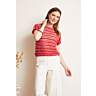 M6481 Pull point fantaisie Emilie en impression papier
