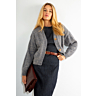 M6625 Gilet col V en impression papier