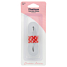 Elastique 12 mm tissé souple blanc - long. 2 m