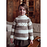 M0884 Pull raglan rayé enfant Déborah Cat 16/17 - à télécharger
