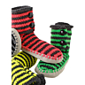 M3683 Chaussons rayés jaune fluo Cat 14/15 - à télécharger