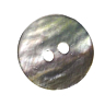 Lot de 6 boutons de nacre Ø 11 mm Naturel