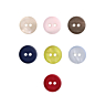 Lot de 5 boutons en nacre teinte Ø 10 mm Anis