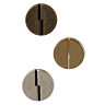 Lot de 4 boutons métal Ø 15 mm Or