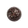 Lot de 6 boutons écaille Ø 22 mm Marron