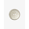 Bouton Ø 57 mm Argent
