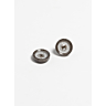Lot de 6 boutons métallisés Ø22 mm lave